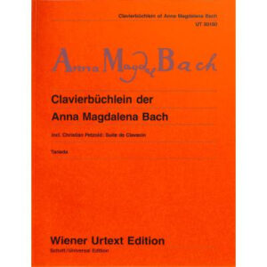 Klaviernoten Notenbüchlein der Anna Magdalena Bach