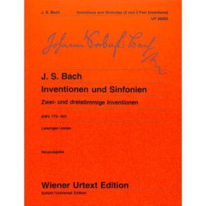 Klaviernoten Inventionen + Sinfonien BWV 772-801