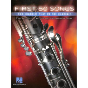 Spielbuch First 50 songs you should play on the clarinet