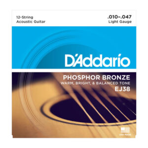 Saitensatz D´Addario EJ38 Phosphor Bronze 12-String/Light