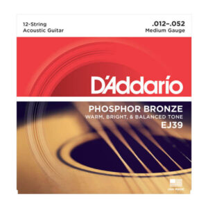 Saitensatz D´Addario EJ39 Phosphor Bronze 12-String/Medium