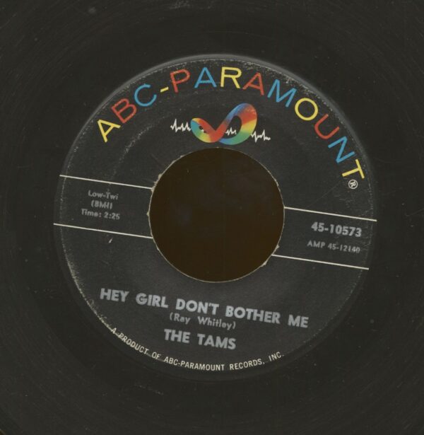 The Tams - Hey Girl Don't Bother Me - Take Away (7inch
