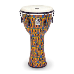 Toca Percussion Freestyle Mechanically Tuned Djembe 12" Kente Cloth