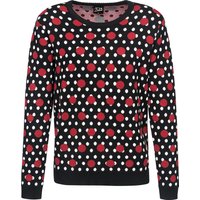 Pussy Deluxe Mixed Dotties Knit Pullover schwarz allover