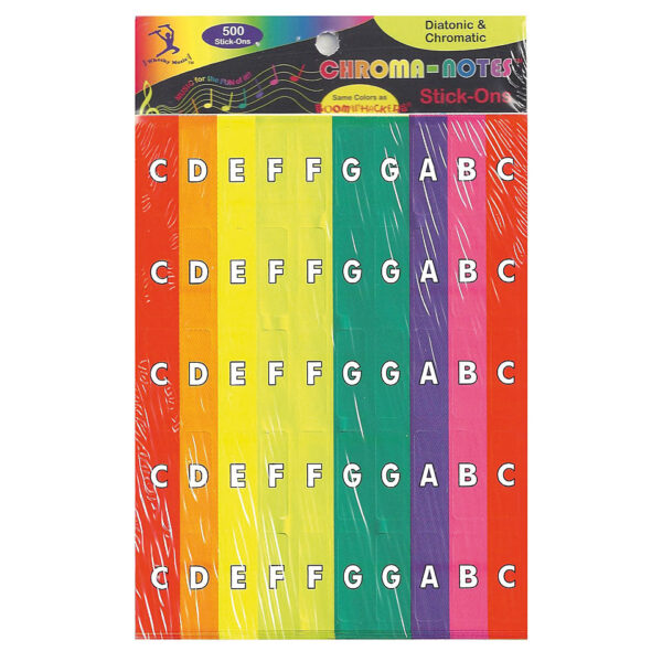 Boomwhackers BW-CNS1 Chroma Notes Stick-Ons Boomwhackers