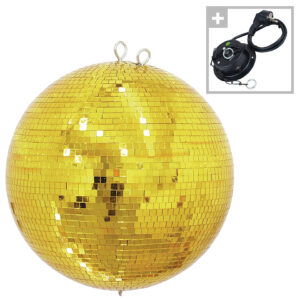 Musik Produktiv golden disco ball 30 cm pack Discokugel