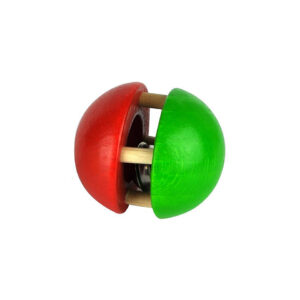 Voggenreiter Wooden Ball Bell (red/green) Shaker