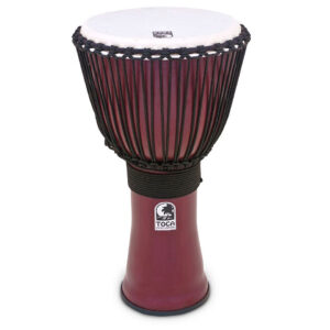Toca Percussion Freestyle II Rope Tuned 12" Dark Red Large Djembe