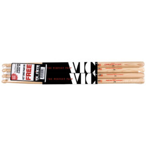 Vic Firth American Classic Hickory 5B Value Pack VFP5B3-5 Drumsticks