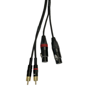 AudioTeknik XLRf > RCA 1 m Audiokabel