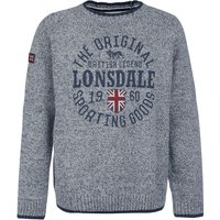Lonsdale London Sweatshirt - Borden - S bis XXL - für Männer - Größe XXL - grau