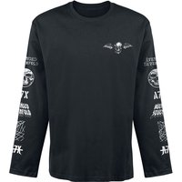 Avenged Sevenfold Langarmshirt - Logo - S bis XXL - für Männer - Größe M - schwarz  - Lizenziertes Merchandise!