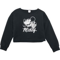 Micky Maus - Disney Sweatshirt - Kids - Mickey Mouse - 164 bis 176 - für Mädchen - Größe 176 - schwarz  - Lizenzierter Fanartikel