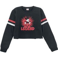 Micky Maus - Disney Sweatshirt - Kids - Legend - 140 bis 176 - für Mädchen - Größe 176 - schwarz  - Lizenzierter Fanartikel