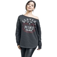 Volbeat Sweatshirt - EMP Signature Collection - S bis M - für Damen - Größe S - grau meliert  - EMP exklusives Merchandise!