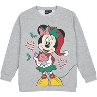 Micky Maus - Disney Sweatshirt für Kinder - Kids - X-Mas -Minnie - für Mädchen - grau  - EMP exklusives Merchandise!
