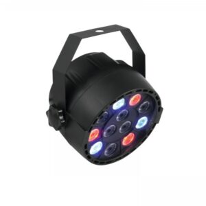 PARty Spot 12x1W RGBW - Partyscheinwerfer mit 4 Farben - Automatik-...