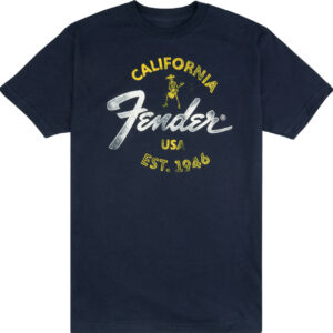 T-Shirt Fender T-Shirt Baja Blue XL