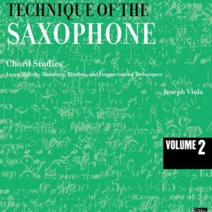 Technique of Saxophon 2 Chord Studies