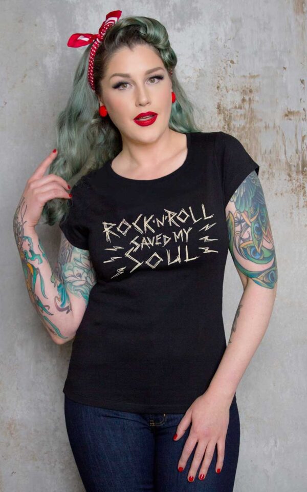 Rumble59 - T-Shirt - Rock'n'Roll saved my soul #2XL