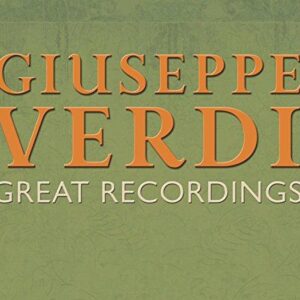 Giuseppe Verdi - Great Recordings [Audio CD] Montserrat Caballé Plácido Domingo Leontyne Price Enrico Caruso Giuseppe Verdi Claudio Abbado Zubin Mehta Erich Leinsdorf Georg Solti