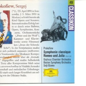 Sinfonie Classical / Romeo und Julia