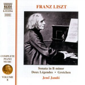 Die Klavierwerke Vol. 8 [Audio CD] JandóJenö LisztFranz