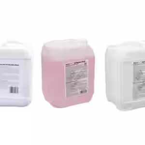 EUROLITE Set 3x UV-Seifenblasenfluid 5l gelb + rot + blau