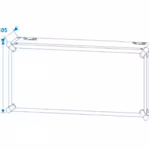 ROADINGER Flightcase 2x Spark Master mit Rollen