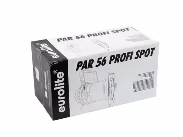 EUROLITE PAR-56 Spot Long mit Stecker sw