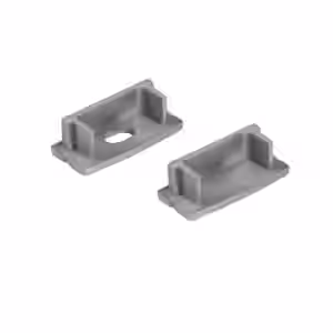 EUROLITE Endkappen f?r U-Profil 20mm silber