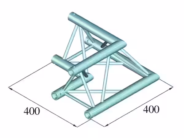 ALUTRUSS DECOLOCK DQ3-SPAC21 2-Weg Ecke 90? sw