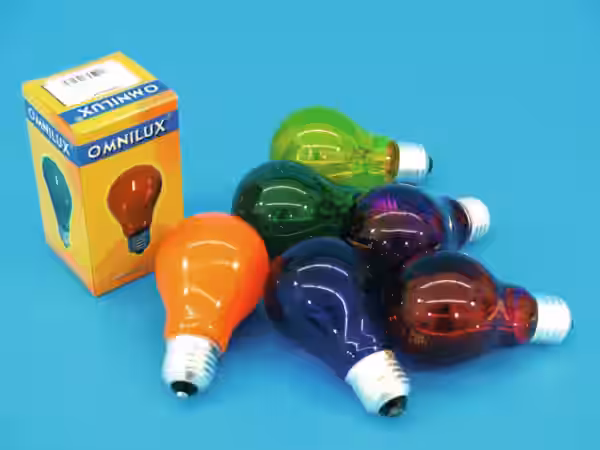 OMNILUX A19 230V/40W E-27 orange