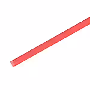 EUROLITE Leer-Rohr 10x10mm rot UV-aktiv 2m